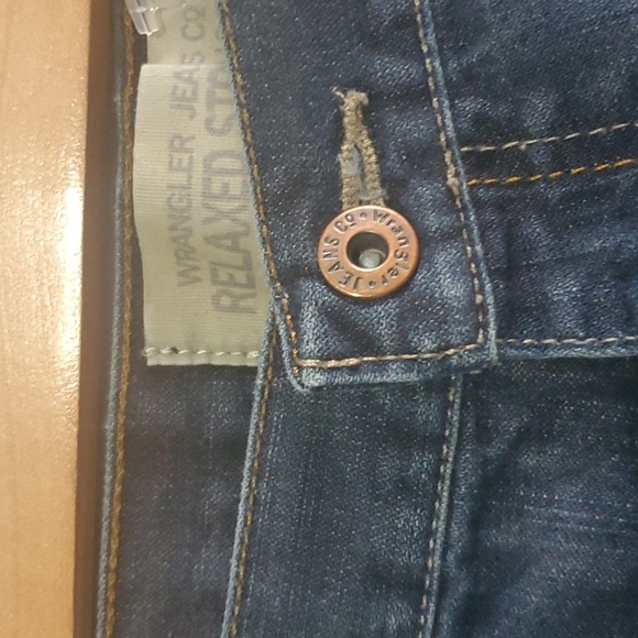 Wrangler jeans men's size 42 x 32 blue see notes - Picture 10 of 16